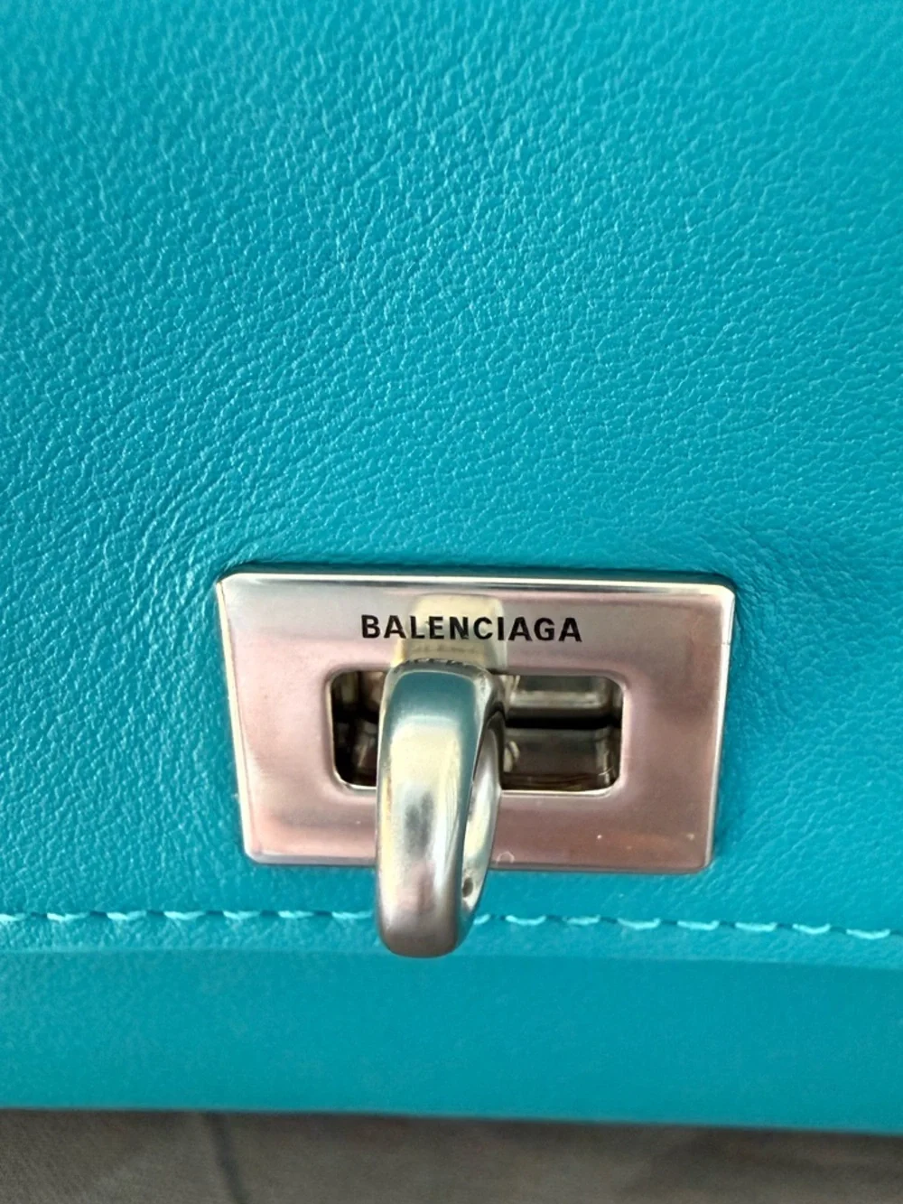 Brand New Balenciaga Teal Nano Rodeo Bag - Picture 6 of 9